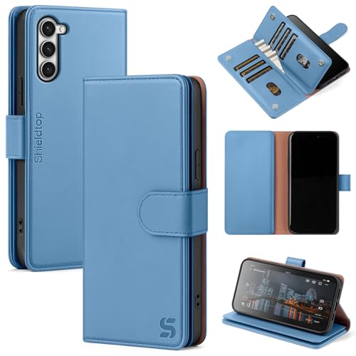Shieldtop Kompatibel mit Samsung Galaxy S23+ Plus, Brieftaschen-Schutzhülle mit Kartenhalter, für Damen und Herren, RFID-blockierend, PU-Leder, Flip-TPU-Schutzhülle, Kreditkartenfächer, Handyhülle für Shieldtop Kompatibel mit Samsung Galaxy S23+ Plus, Brieftaschen-Schutzhülle mit Kartenhalter, für Damen und Herren, RFID-blockierend, PU-Leder, Flip-TPU-Schutzhülle, Kreditkartenfächer, Handyhülle für von Shieldtop