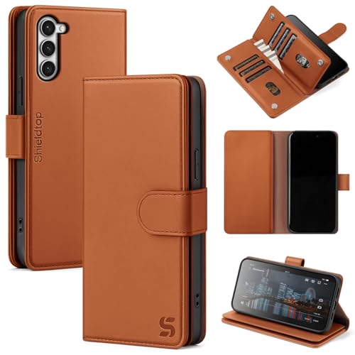 Shieldtop Kompatibel mit Samsung Galaxy S23+ Plus, Brieftaschen-Schutzhülle mit Kartenhalter, für Damen und Herren, RFID-blockierend, PU-Leder, Flip-TPU-Schutzhülle, Kreditkartenfächer, Handyhülle für Shieldtop Kompatibel mit Samsung Galaxy S23+ Plus, Brieftaschen-Schutzhülle mit Kartenhalter, für Damen und Herren, RFID-blockierend, PU-Leder, Flip-TPU-Schutzhülle, Kreditkartenfächer, Handyhülle für von Shieldtop