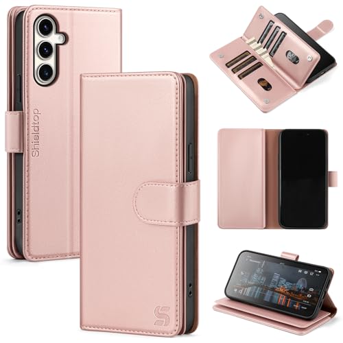 Shieldtop Kompatibel mit Samsung Galaxy S24 Brieftaschen-Schutzhülle mit Kartenhalter, für Damen und Herren, RFID-blockierend, PU-Leder, Klappetui, TPU-Schutzhülle, Kreditkartenfächer, Handyhülle für Shieldtop Kompatibel mit Samsung Galaxy S24 Brieftaschen-Schutzhülle mit Kartenhalter, für Damen und Herren, RFID-blockierend, PU-Leder, Klappetui, TPU-Schutzhülle, Kreditkartenfächer, Handyhülle für von Shieldtop