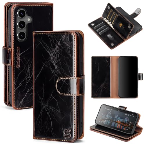 Shieldtop Kompatibel mit Samsung Galaxy S24 FE Brieftaschen-Schutzhülle mit Kartenhalter, für Damen und Herren, RFID-blockierend, PU-Leder, Flip-TPU-Schutzhülle, Kreditkartenfächer, Handyhülle für Shieldtop Kompatibel mit Samsung Galaxy S24 FE Brieftaschen-Schutzhülle mit Kartenhalter, für Damen und Herren, RFID-blockierend, PU-Leder, Flip-TPU-Schutzhülle, Kreditkartenfächer, Handyhülle für von Shieldtop