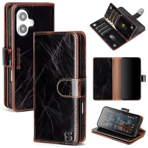 Shieldtop Kompatibel mit iPhone 16 Plus, Brieftaschen-Schutzhülle mit Kartenhalter, RFID-blockierend, PU-Leder, Folio-Klapphülle, TPU-Schutzhülle, Kreditkartenfächer, Handyhülle für Apple 16 Plus Shieldtop Kompatibel mit iPhone 16 Plus, Brieftaschen-Schutzhülle mit Kartenhalter, RFID-blockierend, PU-Leder, Folio-Klapphülle, TPU-Schutzhülle, Kreditkartenfächer, Handyhülle für Apple 16 Plus von Shieldtop