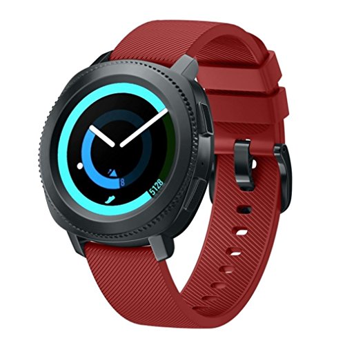 Shieranlee 20mm Armband für Samsung Galaxy Watch 42mm Silikon QuickFit Armbänder für Samsung Gear Sport/Garmin Vivoactive 3/Huawei 2 Smartwatch von shieranlee