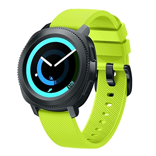 Shieranlee 20mm Armband für Samsung Galaxy Watch 42mm Silikon QuickFit Armbänder für Samsung Gear Sport/Garmin Vivoactive 3/Huawei 2 Smartwatch von Shieranlee