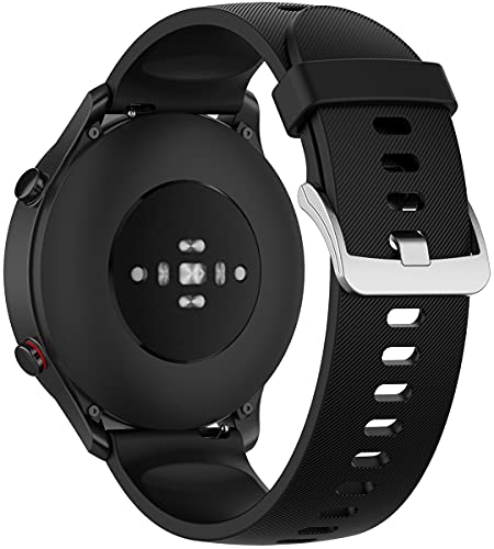 Shieranlee 22mm Armband kompatibel mit SUUNTO 9 Peak Armband,Huawei Watch3 pro Armband,Vantage M/M2,Letsfit IW2/Popglory Armband/BV-X1/BV-SW01/UMIDIGI Uwatch 3S/COROS Armband,Xiaomi Mi Watch Armband von Shieranlee