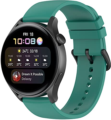 Shieranlee 22mm kompatibel mit Huawei Watch3 Armband,Silikon Armbänder für Huawei Watch3 pro Armband,Vantage M/M2,Letsfit IW2/Popglory Armband/BV-X1/BV-SW01/UMIDIGI Uwatch 3S/COROS Armband Shieranlee 22mm kompatibel mit Huawei Watch3 Armband,Silikon Armbänder für Huawei Watch3 pro Armband,Vantage M/M2,Letsfit IW2/Popglory Armband/BV-X1/BV-SW01/UMIDIGI Uwatch 3S/COROS Armband von Shieranlee