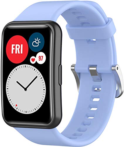 Shieranlee Armbänder kompatibel mit Huawei Watch Fit Armband, weiches Silikon, Sport-Ersatzarmband für Huawei Watch Fit Smartwatch Shieranlee Armbänder kompatibel mit Huawei Watch Fit Armband, weiches Silikon, Sport-Ersatzarmband für Huawei Watch Fit Smartwatch von Shieranlee