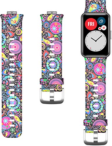 Shieranlee Armbänder kompatibel mit Huawei Watch Fit Armband, weiches Silikon, Sport-Ersatzarmband für Huawei Watch Fit Smartwatch Shieranlee Armbänder kompatibel mit Huawei Watch Fit Armband, weiches Silikon, Sport-Ersatzarmband für Huawei Watch Fit Smartwatch von Shieranlee