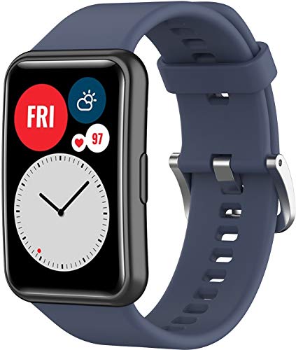 Shieranlee Armbänder kompatibel mit Huawei Watch Fit Armband, weiches Silikon, Sport-Ersatzarmband für Huawei Watch Fit Smartwatch Shieranlee Armbänder kompatibel mit Huawei Watch Fit Armband, weiches Silikon, Sport-Ersatzarmband für Huawei Watch Fit Smartwatch von Shieranlee
