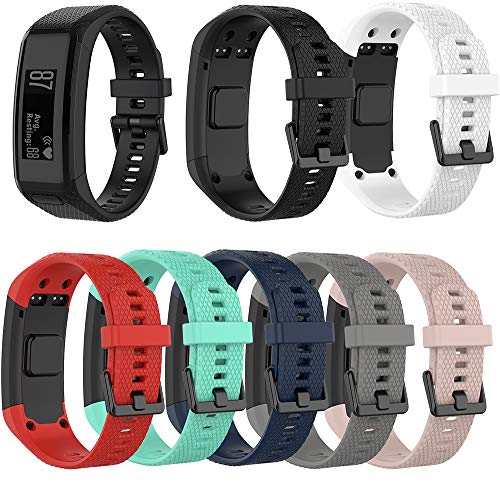 Shieranlee Armband für vivosmart hr, Premium Silikon Quickfit Armbänder Kompatibel mit Garmin vivosmart hr Sports GPS Smart Watch with Adapter Tools von Shieranlee