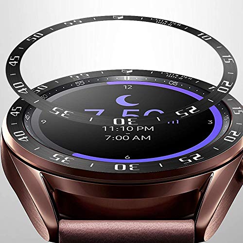 Shieranlee Bezel Styling Hülle für Galaxy Watch 3 41mm, Lünette Ring Kleber Abdeckung Kratzfest Edelstahl Schutz für Galaxy Watch3 41mm Accessory von Shieranlee