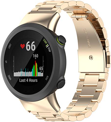 Shieranlee Metall-Armbänder kompatibel mit Garmin Forerunner 45,Ersatz-Edelstahl-Armband für Forerunner 45/Swim 2 Smartwatch Shieranlee Metall-Armbänder kompatibel mit Garmin Forerunner 45,Ersatz-Edelstahl-Armband für Forerunner 45/Swim 2 Smartwatch von Shieranlee