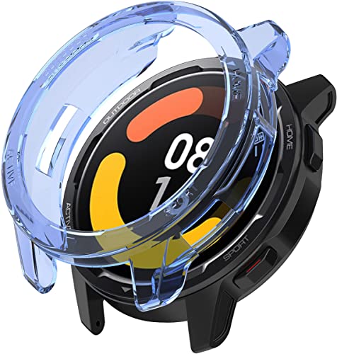 Shieranlee Mi Watch S1 Active Hülle，TPU-überzogene Schutzhülle, Rüstungsschale, kompatibel mit Xiaomi Watch color2 von Shieranlee
