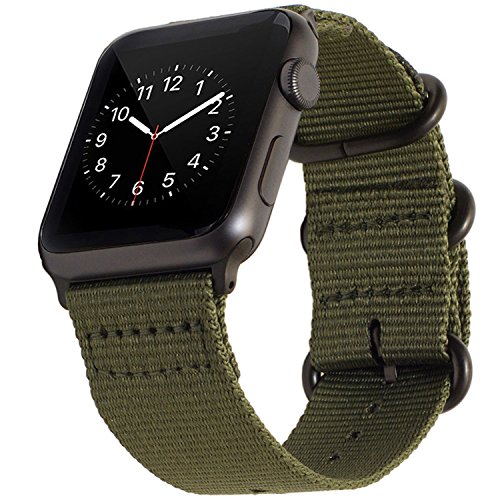 Shieranlee NATO Armbänder kompatibel mit Apple Watch 38mm 40mm 41mm, Ersatzband für iWatch Series iWatch Series 8/Ultra/7/6/5/4/3/2/1 SE von Shieranlee