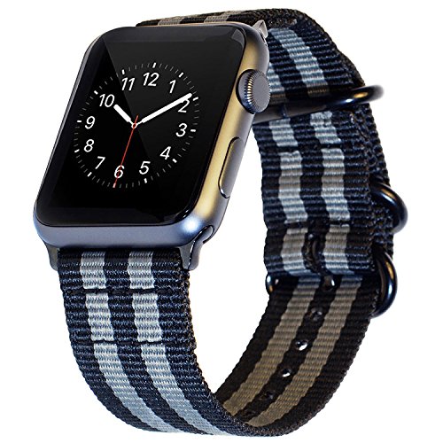 Shieranlee NATO Armbänder kompatibel mit Apple Watch 38mm 40mm 41mm, Ersatzband für iWatch Series iWatch Series 8/Ultra/7/6/5/4/3/2/1 SE von Shieranlee