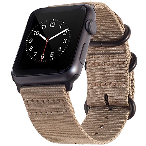 Shieranlee NATO Armbänder kompatibel mit Apple Watch 38mm 40mm 41mm, Ersatzband für iWatch Series iWatch Series 8/Ultra/7/6/5/4/3/2/1 SE von Shieranlee