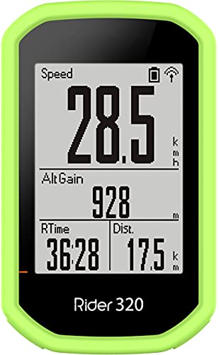 Shieranlee Schutzhülle kompatibel mit Bryton Rider 430,Bryton Rider 320 Hülle - Silikon GPS Fahrrad Navi Cover Case von Shieranlee
