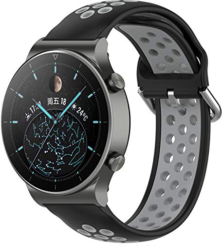Shieranlee Strap Compatible with Huawei Watch GT2 PRO Armband,Soft Silicone Band Replacement Armband für YAMAY SW022,Imilab kw66, haylou RT LS05S, one Plus Shieranlee Strap Compatible with Huawei Watch GT2 PRO Armband,Soft Silicone Band Replacement Armband für YAMAY SW022,Imilab kw66, haylou RT LS05S, one Plus von Shieranlee