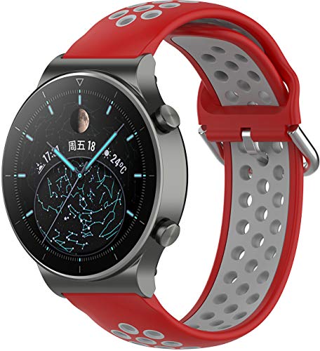 Shieranlee Strap Compatible with Huawei Watch GT2 PRO Armband,Soft Silicone Band Replacement Armband für YAMAY SW022,Imilab kw66, haylou RT LS05S, one Plus Shieranlee Strap Compatible with Huawei Watch GT2 PRO Armband,Soft Silicone Band Replacement Armband für YAMAY SW022,Imilab kw66, haylou RT LS05S, one Plus von Shieranlee