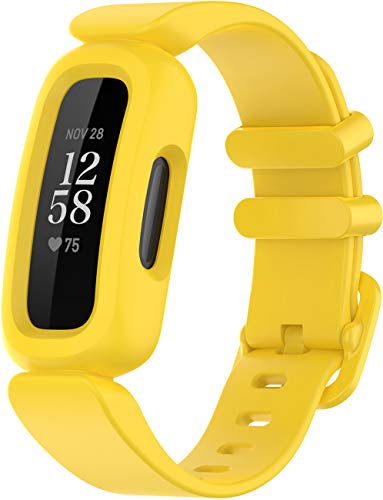 Shieranlee kompatibel mit Fitbit Inspire 3 Armband, Fitbit Inspire 2 Strap,ace 3 Armband,Weiches Silikon Ersatz Armband Zubehör von Shieranlee