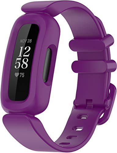 Shieranlee kompatibel mit Fitbit Inspire 3 Armband, Fitbit Inspire 2 Strap,ace 3 Armband,Weiches Silikon Ersatz Armband Zubehör von Shieranlee