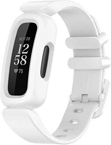 Shieranlee kompatibel mit Fitbit Inspire 3 Armband, Fitbit Inspire 2 Strap,ace 3 Armband,Weiches Silikon Ersatz Armband Zubehör von Shieranlee