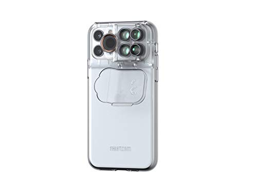 ShiftCam MultiLens Case für Apple iPhone 11 Pro – 5-in-1 Set (Polarizer Lens, 10x / 20x Macro, 180° Fisheye, 4X Telefoto) – transparent von ShiftCam