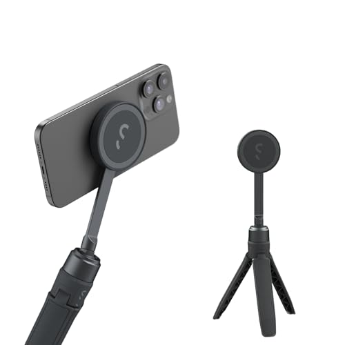 ShiftCam SnapStand Mini - Video-Selfie-Stick und Stativ - Magnetische Halterung für jedes Handy - Neigbares Design | Midnight von ShiftCam
