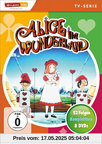 Alice im Wunderland - Komplettbox [8 DVDs] von Shigeo Koshi