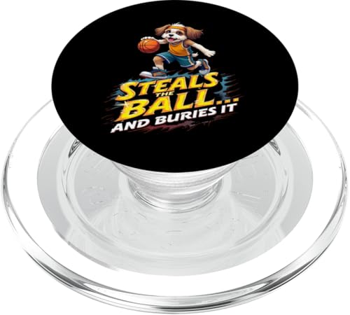 Lustiges Basketball-Geschenk für Shih Tzu Hundeliebhaber PopSockets PopGrip für MagSafe Lustiges Basketball-Geschenk für Shih Tzu Hundeliebhaber PopSockets PopGrip für MagSafe von Shih Tzu Fun Designs