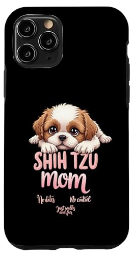 Lustiges Shih Tzu Mom Dog Shih Tzu Mama Humor Zitat Hülle für iPhone 11 Pro von Shih Tzu Fun Designs