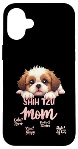 Lustiges Shih Tzu Mom Dog Shih Tzu Mama Humor Zitat Hülle für iPhone 16 Plus Lustiges Shih Tzu Mom Dog Shih Tzu Mama Humor Zitat Hülle für iPhone 16 Plus von Shih Tzu Fun Designs