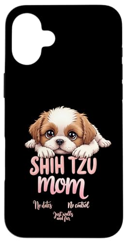 Lustiges Shih Tzu Mom Dog Shih Tzu Mama Humor Zitat Hülle für iPhone 16 Plus Lustiges Shih Tzu Mom Dog Shih Tzu Mama Humor Zitat Hülle für iPhone 16 Plus von Shih Tzu Fun Designs