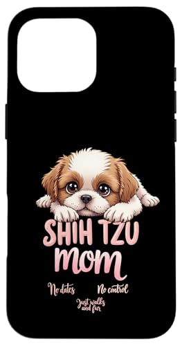 Lustiges Shih Tzu Mom Dog Shih Tzu Mama Humor Zitat Hülle für iPhone 16 Pro Max Lustiges Shih Tzu Mom Dog Shih Tzu Mama Humor Zitat Hülle für iPhone 16 Pro Max von Shih Tzu Fun Designs