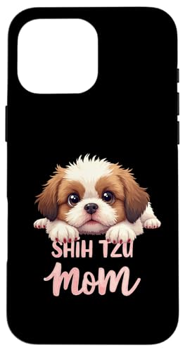 Shih Tzu Mama Hund Shih Tzu Mama Süßer Welpe Hülle für iPhone 16 Pro Max Shih Tzu Mama Hund Shih Tzu Mama Süßer Welpe Hülle für iPhone 16 Pro Max von Shih Tzu Fun Designs