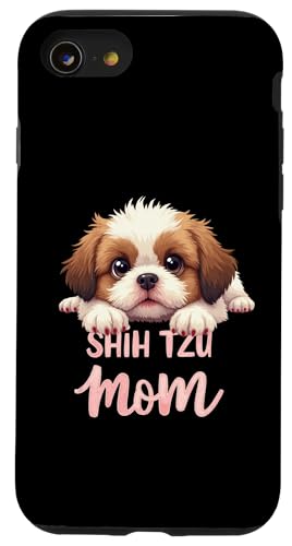 Shih Tzu Mama Hund Shih Tzu Mama Süßer Welpe Hülle für iPhone SE (2020) / 7 / 8 von Shih Tzu Fun Designs