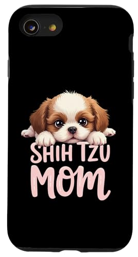 Shih Tzu Mama Hund Shih Tzu Mama Süßer Welpe Hülle für iPhone SE (2020) / 7 / 8 von Shih Tzu Fun Designs