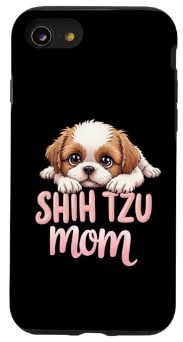Shih Tzu Mama Hund Shih Tzu Mama Süßer Welpe Hülle für iPhone SE (2020) / 7 / 8 von Shih Tzu Fun Designs
