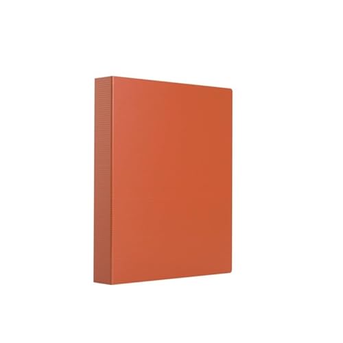 Schnellhefter A5-Ordner Großraum-Ordner mit zwei Löchern for Loseblätter Multifunktionaler Ordner zur Datenspeicherung von Rechnungen Bürobedarf Fächermappe(Orange) von Shihan-2015