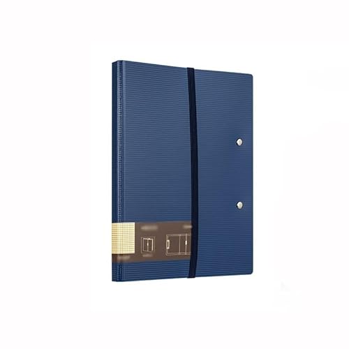 Schnellhefter A5A4 Faltbarer Ordner Multifunktionaler horizontaler Schreibblock Geschäftsinformationen Organisationsordner Fächermappe(Blue) von Shihan-2015