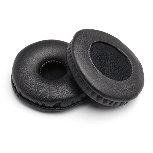 Shinecozy Premium Kopfhörer Ohrpolster Kunstleder Schaumstoff-Ohrkissen, Headset Ohrpolster Ersatzteile (For Universal Diameter 55MM) von ShineCozy