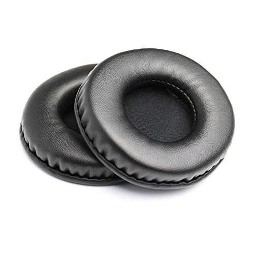 Shinecozy Premium Kopfhörer Ohrpolster Kunstleder Schaumstoff-Ohrkissen, Headset Ohrpolster Ersatzteile (For Universal Diameter 80MM) von ShineCozy