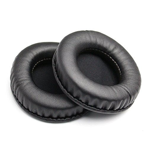 Shinecozy Premium Kopfhörer Ohrpolster Kunstleder Schaumstoff-Ohrkissen, Headset Ohrpolster Ersatzteile (For Universal Diameter 85MM) von ShineCozy