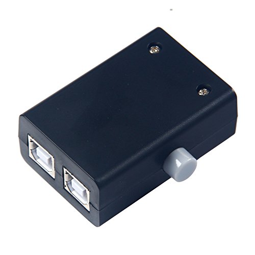 ABS Universal Mini USB Sharing Switch Box Hub 2 Ports PC Computer Scanner Drucker Handbuch von Shinekoo