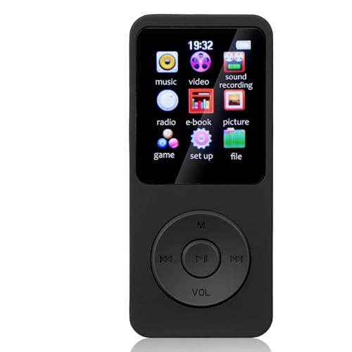 Shinekoo Bluetooth 5.0 MP3-Player Tragbar, Touch-Tasten mit 1,8-Zoll-Bildschirm, digitaler Musik-Stereo-Player-Lautsprecher mit FM-Radiorecorder, HiFi, Wecker, Schrittzähler, kabelgebundene Kopfhörer Shinekoo Bluetooth 5.0 MP3-Player Tragbar, Touch-Tasten mit 1,8-Zoll-Bildschirm, digitaler Musik-Stereo-Player-Lautsprecher mit FM-Radiorecorder, HiFi, Wecker, Schrittzähler, kabelgebundene Kopfhörer von Shinekoo
