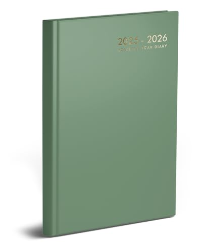 Akademischer Kalender 2025–2026, fester Einband, A5, Tagesansicht, Schullehrer, Jahresplaner, liniert, Milchprodukte, Birnengrün Akademischer Kalender 2025–2026, fester Einband, A5, Tagesansicht, Schullehrer, Jahresplaner, liniert, Milchprodukte, Birnengrün von Shineone