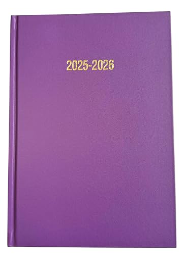Schülerkalender 2025–2026, A5, Premium, Wochenansicht, fester Einband und Lesebändchen, Jahresplaner, Organizer für Schüler, Lehrer, gebundene Hülle, Violett Schülerkalender 2025–2026, A5, Premium, Wochenansicht, fester Einband und Lesebändchen, Jahresplaner, Organizer für Schüler, Lehrer, gebundene Hülle, Violett von Shineone