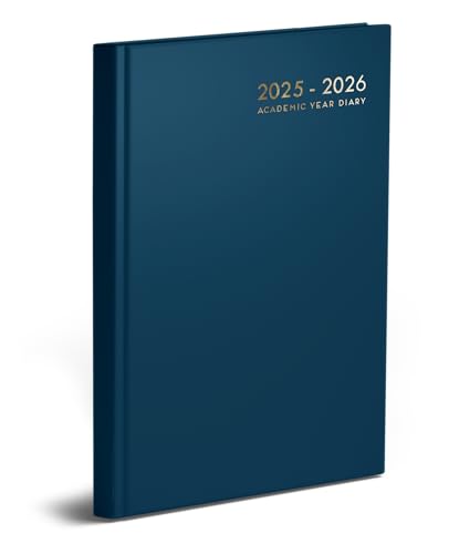 Schülerkalender 2025–2026, A5, Wochenansicht, fester Einband, Schule, Büro, Mitte Jahr, Lehrer, Schüler, gebunden, Marineblau Schülerkalender 2025–2026, A5, Wochenansicht, fester Einband, Schule, Büro, Mitte Jahr, Lehrer, Schüler, gebunden, Marineblau von Shineone