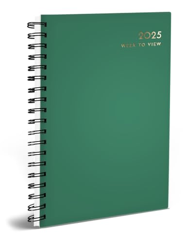 Wochenplaner 2025, A5, Spiralbindung, mit Silberfolien-Effekt, Spiralbindung, Wochenansicht, Hardcover, Spiralbindung, Terminplaner, Organizer, Tagebücher für Business, Büro, Zuhause, Reisen, Wochenplaner 2025, A5, Spiralbindung, mit Silberfolien-Effekt, Spiralbindung, Wochenansicht, Hardcover, Spiralbindung, Terminplaner, Organizer, Tagebücher für Business, Büro, Zuhause, Reisen, von Shineone