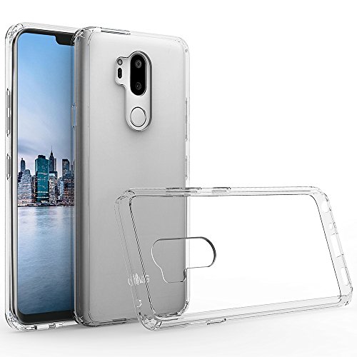 ShinyMax LG G7 Hülle, LG G7 ThinQ Handyhülle, transparent, Tropfenabsorption, Hybrid-Schutzhülle, stoßfest, dünn, kompatibel mit LG G7/LG G7 ThinQ mit 6,1 Zoll Display (2018) von ShinyMax