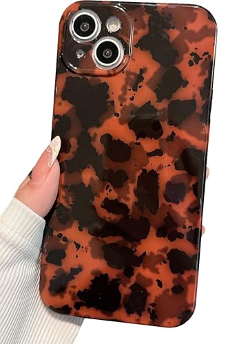 Shinymore Schutzhülle für iPhone 14 Plus/15 Plus, Leopardenmuster, niedlicher Vollkameraschutz, klassisch, Leopardenmuster, glänzend, weich, schlank, stoßfest, für Damen und Mädchen Shinymore Schutzhülle für iPhone 14 Plus/15 Plus, Leopardenmuster, niedlicher Vollkameraschutz, klassisch, Leopardenmuster, glänzend, weich, schlank, stoßfest, für Damen und Mädchen von Shinymore